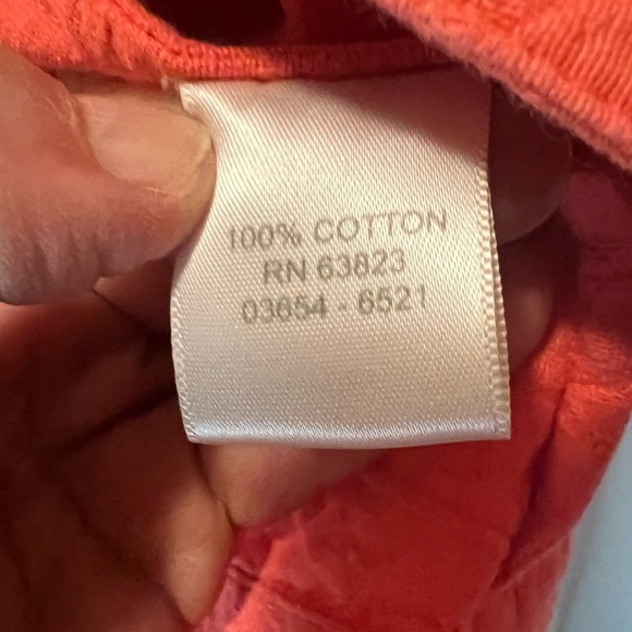 Christopher & Banks Orange Jean Jacket with Relaxed Fit - Picture 7 of 7